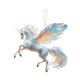 thumbnail image 1 of Colgante de caballo 2D acrílico realista, adorno navideño con lazo para colgar, ideal para amantes de la equitación., 1 of 8