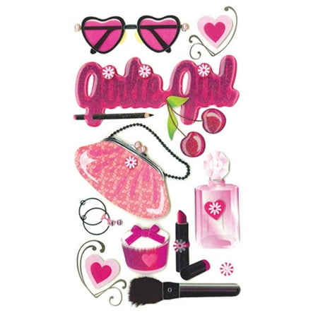 jolee s boutique dimensional stickers girlie girl walmart com