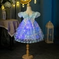 thumbnail image 3 of Flower Girls Birthday Party Dress Butterfly/Mermaid Mesh Tulle Princess Lace Ball Gown Prom Costumes Wedding Formal Dress 3-9 Years, 3 of 8