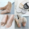 thumbnail image 4 of BESTYASH 4 Pares De Calcetines De Encaje Invisibles Para Mujer En Con Transpirable, 4 of 8