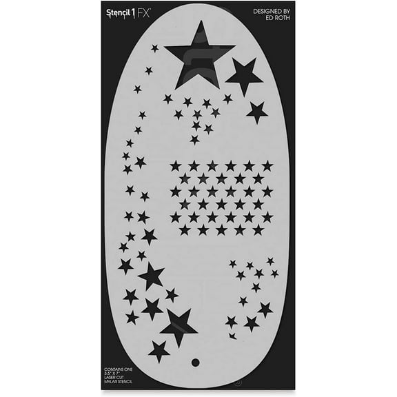 STENCIL1FX Star Witness Stencil Eye Makeup