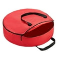 thumbnail image 2 of Bag Durable Waterproof And Portable Tree Storage Durable Christmas Tree Christmas Opening Wide Waterproof And Oxford Lining Red 122x38x51cm Red Red 60x18cm, 2 of 8