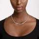thumbnail image 5 of Collar Swarovski Matrix Tennis con cristales transparentes de rodio, 5 of 7