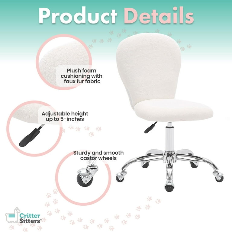 White spinny 2024 desk chair