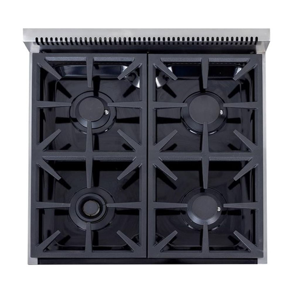Pemberly Row 24" Natural Gas Range in Stainless Steel with True Simmer Burners