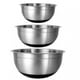 thumbnail image 3 of Set x3 Bowls Acero Inoxidable Plus Gourmet Plateado Con Base De Silicona Antideslizante, 3 of 3