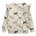 thumbnail image 2 of Uorisanigo Toddler Sweatshirts Crewneck Western Horse Pullover Tops Soft Long Sleeve Shirts 2-3T Casual Sweatshirts for Girls Novelty Fall Winter Clothes, 2 of 7