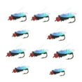thumbnail image 2 of 10 piezas de pesca con mosca, equipo de pesca para viajes, pesca en el mar, cebos artificiales, 85 mm x 3 mm, 2 of 9