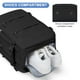 thumbnail image 5 of Mochila Coofay, casual, de viaje, ampliable, negra, 5 of 7