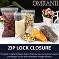 thumbnail image 6 of Reclosable Poly Bags 10x12 & (100 Bags) - 2 Mil Clear Plastic with Resealable Lock Seal Zipper | Durable Poly Baggies | Resealable Zip Top Lock For Jewelry, Storage, Packaging & Shipping, 6 of 6