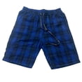 thumbnail image 3 of Yievot Men's Casual Plaid Shorts Elastic Waist Drawstring Loose Fit Knee Length Bermuda Shorts Daily Street Summer Vacation Shorts, 3 of 4