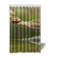 thumbnail image 1 of ABPHQTO Cortina de ducha de baño de poliéster impermeable Rana 120x180 cm, 1 of 2