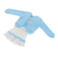 thumbnail image 2 of 1/6 ropa de muñeca plisada 3 uds conjunto para accesorios de muñeca "PH , Azul claro Hugo Ropa de muñeca de 12 pulgadas, 2 of 10
