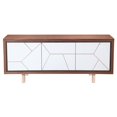 thumbnail image 2 of Moe's Trapeze 3 Door Sideboard in Brown, 2 of 4