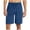 Blue, variant on Jalioing Summer Lounge Shorts for Men Casual Drawstring Waist Button Shorts Knee Length Loose Pajama Shorts