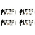 thumbnail image 1 of 4X 4/4 Ebony Violin Parts Tailpiece Pegs Chinrest Maple Bridge Set,Natural color, 1 of 8