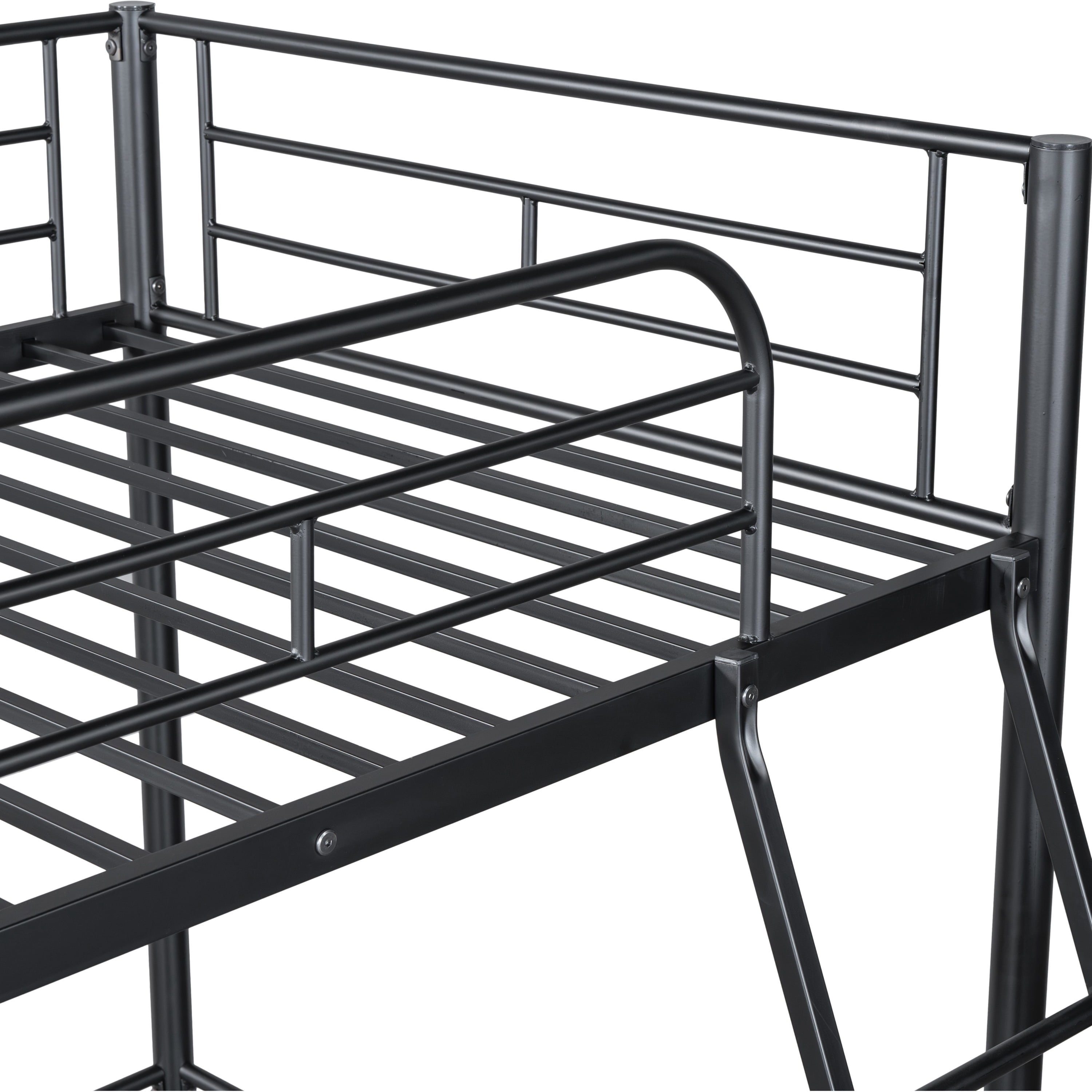 Furniture of America Amelia Kids Twin Loft Bed, Black