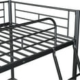 thumbnail image 6 of Furniture of America Amelia Kids Black Twin Loft Bed, 6 of 7