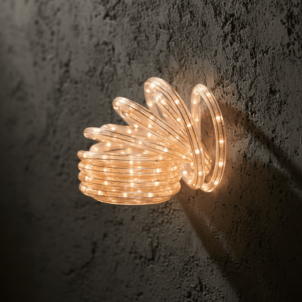 Brite Star 18 Foot Clear Rope Light - Connectable for Indoor and Outdoor Decor - Perfect for Christmas Decorations, Bedroom, Party, Patio, Deck Lighting - Waterproof Outdoor Lighting
