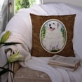 thumbnail image 3 of Carolines Treasures SS8866PW1414 Great Pyrenees Fabric Decorative Pillow, 14Hx14W, multicolor, 3 of 4