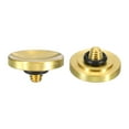 thumbnail image 1 of Unique Bargains Shutter Release Button Soft Shutter Release Button Copper Camera Shutter Button Concave, Golden 2 Pack, 1 of 6