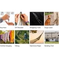 thumbnail image 2 of HUGFEGWE 2mm Paracord, Paracord Rope, Outdoor Paracord, 2mm Dia 1 Strand Core Multi-Function Paracord for Camping Climbing Tying Rope (15m Black) CA919-138116, 2 of 9