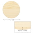 thumbnail image 2 of Wood Slices 12 Set Unfinished Wood Chips Round Home Decoration & DIY Crafts Blank Wood Chips for Handicrafts, 2 of 6
