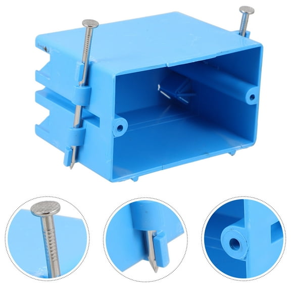 Moluckfu Power Supply Junction Box Electrical Outlet Box Blue For Commercial Areas 1Set