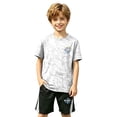 thumbnail image 5 of Oiyii Boys Outfits Short Sleeve Round Neck T Shirt Shorts Set Summer Sport Clothes Sets, Sizes 5-15, 5 of 5