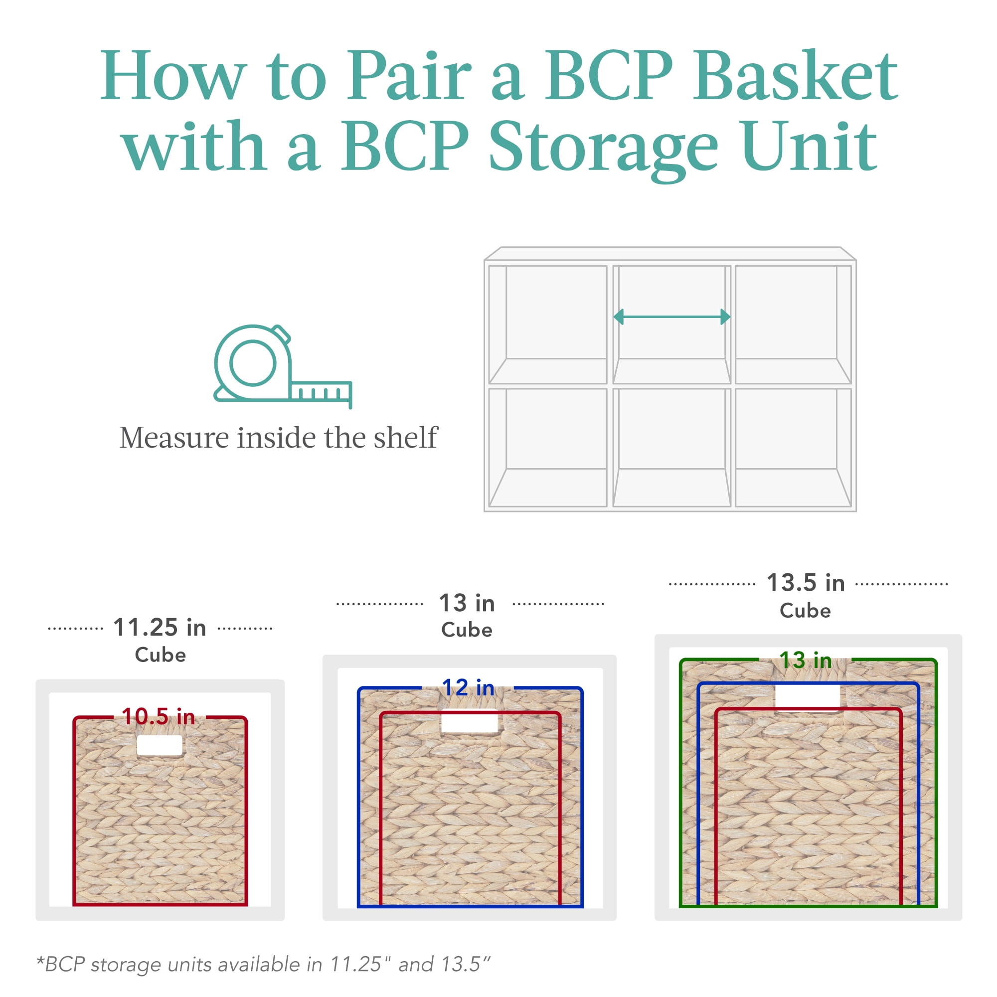 Best Choice Products 10.5x10.5in Hyacinth Storage Baskets, Set of 5 Multipurpose Collapsible Organizers - Chesnut