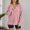 Pink, variant on Solid Color Hoodie - Relaxed Fit with Drop Shoulders for Fall and Winter Women's Hoodies & Sweatshirts