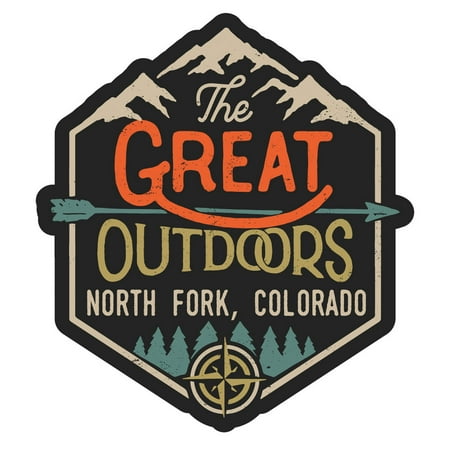 

North Fork Colorado The Great Outdoors Design 2-Inch Fridge Magnet