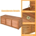 thumbnail image 6 of Costway 46 Gallon Deck Storage Acacia Wood Organization Cushions Tools, 6 of 10
