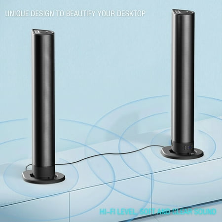 Detachable Surround Sound Bar Bluetooth 2 Speaker in 1 Subwoofer TV Home Theater