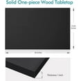 36x24 inches Tabletop Solid OnePiece Desktop for Sit Stand Desk Double