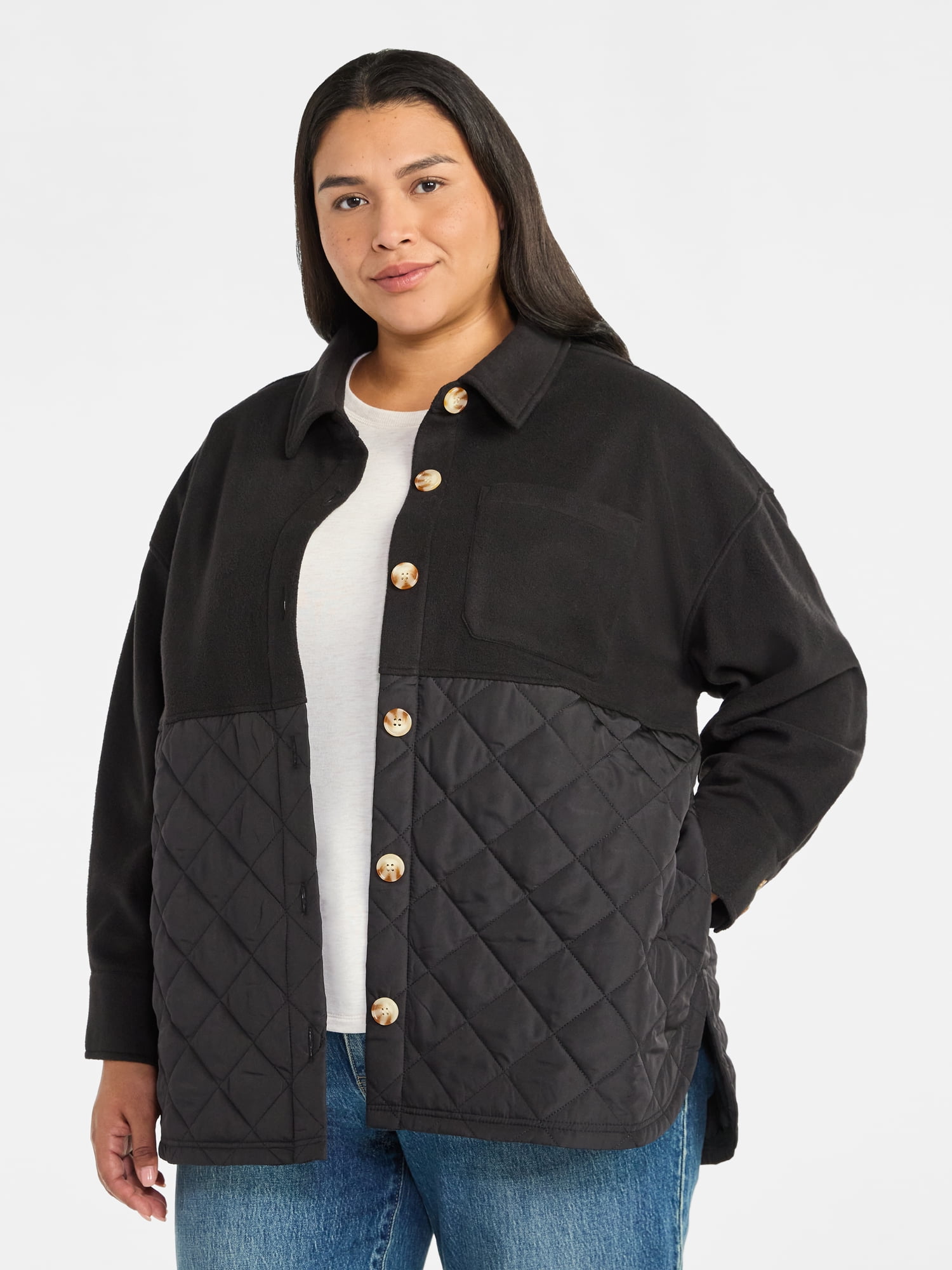 Sofia by Sofia Vergara Women's and Women's Plus Size Faux Fur