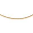 thumbnail image 1 of Diamond2Deal 14K Yellow Gold Polished 1.5 mm Round Solid Omega Necklace for Women 20", 1 of 3