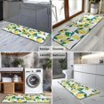 thumbnail image 2 of Yellow Lemon Fruit Branches White Pattern Kitchen Rug Mat,Kitchen Runner Rugs Non Skid Washable,Decorative Kitchen Floor Mats for Kitchen,Sink,Laundry,17"X47", 2 of 5