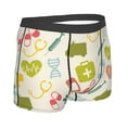 thumbnail image 3 of Kll Medical Icons Men'S Cotton Boxer Briefs Underwear-Medium, 3 of 9