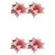 thumbnail image 3 of Billuyoard 2 piezas 25 cm Glitter Poinsettia flores artificiales fiesta Type2 NO2, 3 of 6