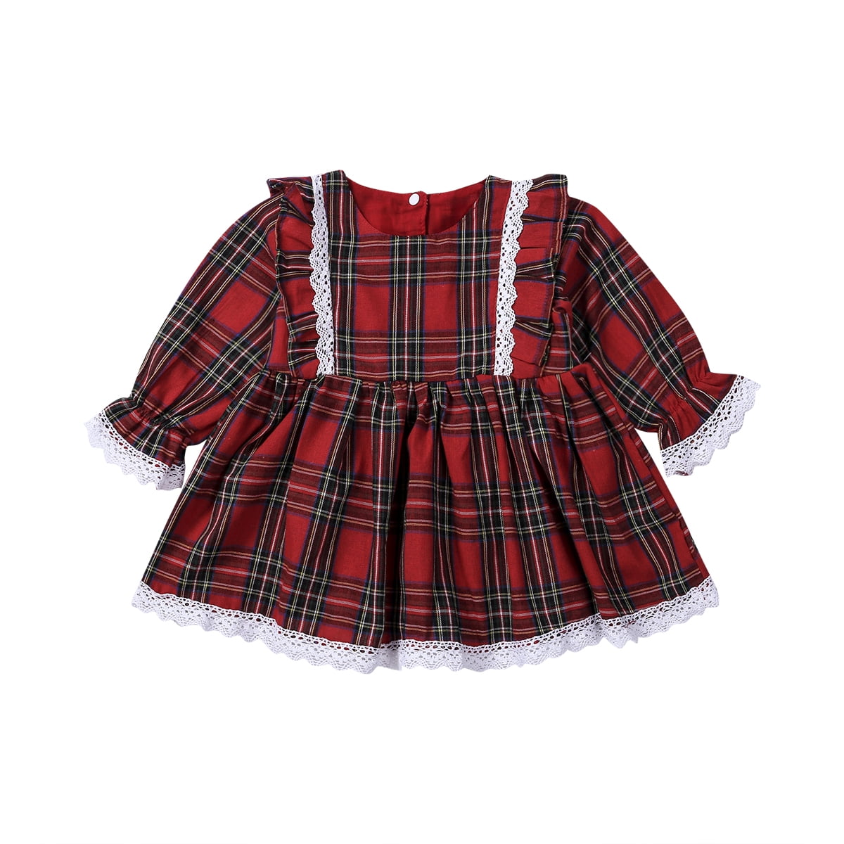 Baby girl plaid dress hotsell