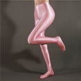thumbnail image 3 of Pantalon de Danse et de Yoga pour Femmes, Ultra Mince, Transparent, Brillant, Entrejambe, Nylon Spandex Extensible, 3 of 3