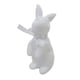 thumbnail image 4 of Figura de conejo flocado, decoración de Pascua, figura de conejo suave, adorno de mesa Blanco, 4 of 6
