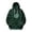 Dark Green, variant on Women's Pet Carrier Hoodie with Circular Carry Opening, Drawstring Hood, Leopard Print and Long Sleeve for Cat Moms Sweatshirt