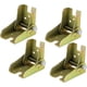 thumbnail image 1 of Bisagra plegable con autobloqueo, accesorio multifuncional para patas de muebles para superficies de madera y acero, soporte de extensión resistente con botón de apertura con resorte, 1 of 5