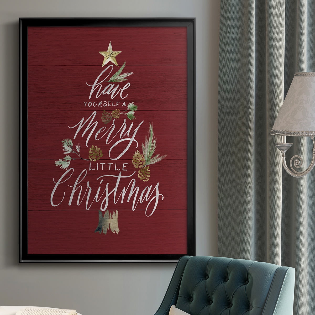 Merry Little Christmas Premium Classic Framed Print - Ready to Hang