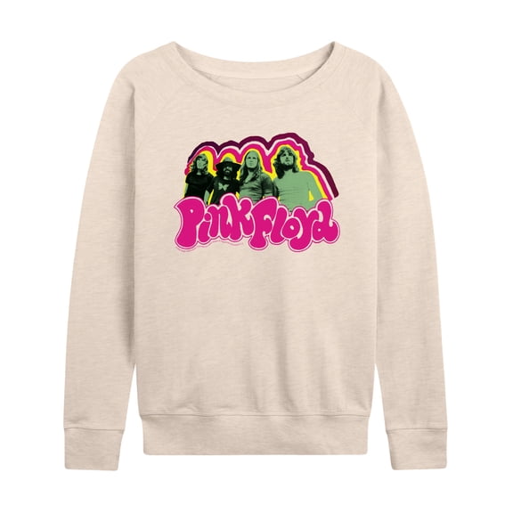 Pink Floyd - Poster - Women's Lightweight French Terry Long Sleeve Shirt