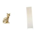 thumbnail image 1 of Pantalla De Lámpara Con Estatua De Gato De Papel, Figura Decorativa, Escultura De Animal, Adorno Artesanal, Decoración Acogedora Para Sala De Estar, Cubierta Para Lámpara De Pie, 1 of 8