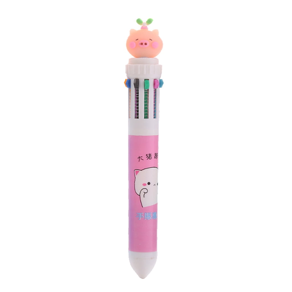 1pcs Novelty Child Telescopic Ball Point Can Drink Ballpoint Pen Stationery Gift 
