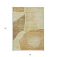 thumbnail image 3 of 8' X 10' Beige Copper And Brown Abstract Washable Indoor Outdoor Area Rug, 3 of 5
